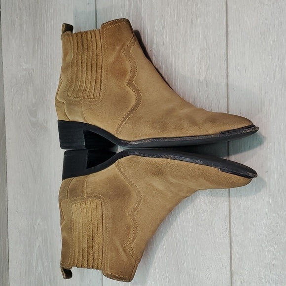 Marc Fisher LTD MLYOHANI Womens Ankle Suede Heels boots shoes sz 6.5M - Picture 10 of 14